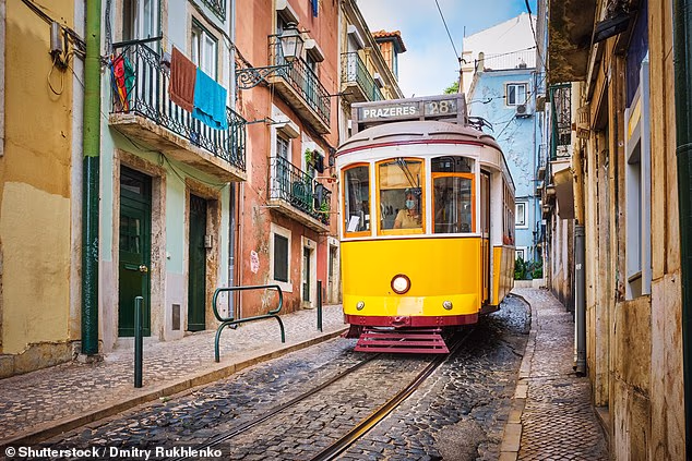 In the number one winning spot for happy destinations is Lisbon in Portugal