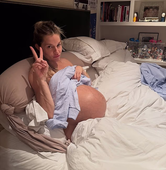 Sienna Miller has revealed that she was pregnant while filming the entirety of new divorce drama War and was 35 weeks by the end of shooting