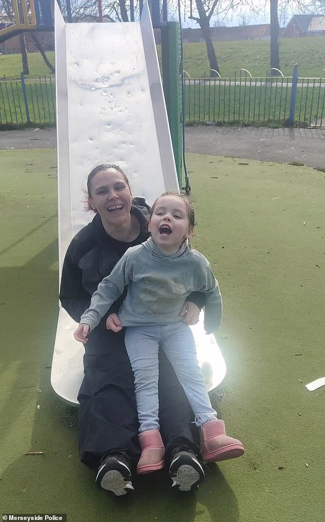 Lisha Brabin and three of her four children are understood to have been found dead in a bedroom at their home. Pictured: Lisha and her daughter Prue