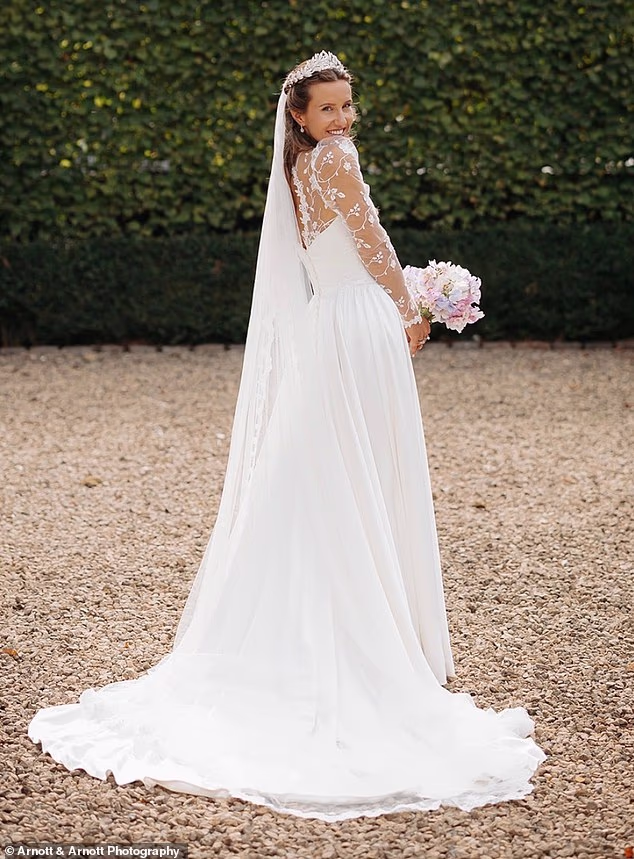 Ella Mountbatten may come from a family steeped in tradition, but she was every inch the modern bride when she married insurance broker Fergus Wright earlier this month