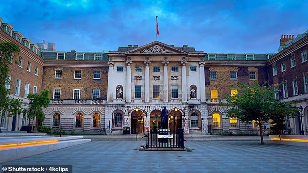 Pictured: King's College London one of the top universities advising students on how they can apply for benefits at the end of their course