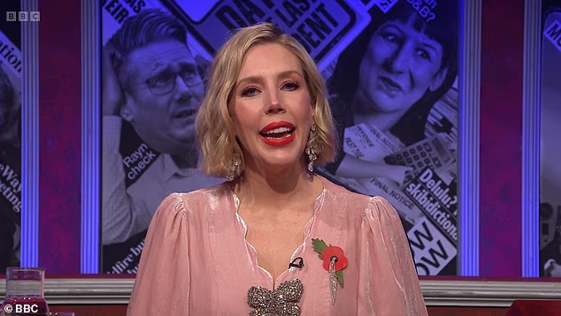 Like most comedians, Katherine Ryan, 43, is no stranger to making unfiltered and uncensored jokes (pictured last year)