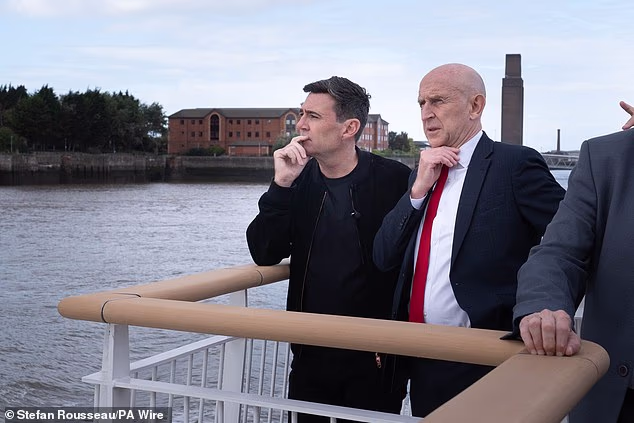 Andy Burnham (pictured with Chancellor John Healey yesterday) is facing a stormy Labour conference today with ministers clashing on migration and the Left accusing him of 'ghosting' them