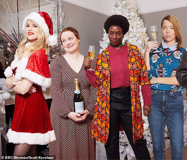 Amandaland's Lucy Punch (pictured far left)  has replaced Dawn French as the star of Marks & Spencer's big budget Christmas campaign, according to reports