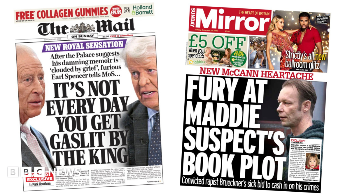 "It's not every day you get gaslit by the King" reads the headline on the front page of the Mail on Sunday.