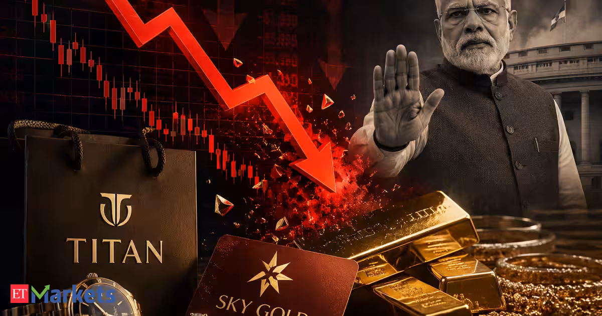Titan Company, Sky Gold, other shares fall up to 6% on PM Modi’s second appeal to avoid gold