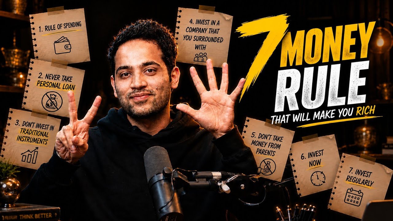 7 Money Rules You MUST Follow To Get Rich | Raj Shamani