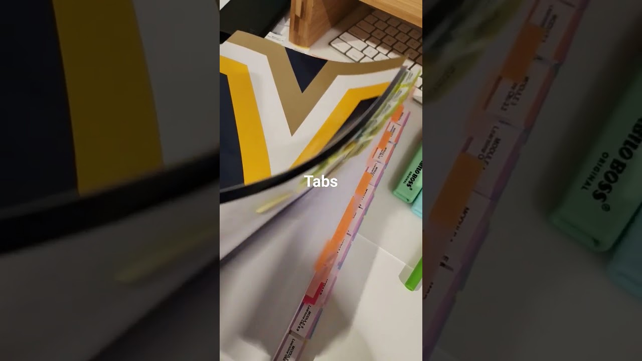 #CPA #study #tabs #index #colours #highlighters #accounting #financial reporting