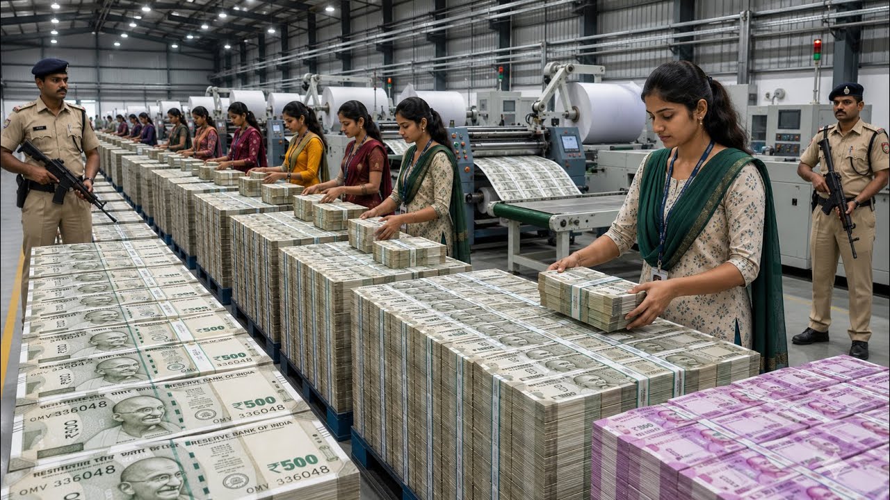 How India Manufactures Trillions of Rupees (RBI Secret)| Inside India's Money Factory!