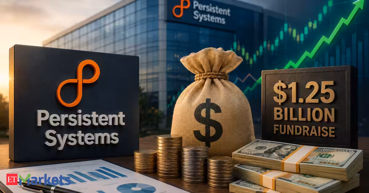 non-convertible debentures: Persistent Systems shares fall over 3% as board gives nod for $1.25 billion fundraise. Check details