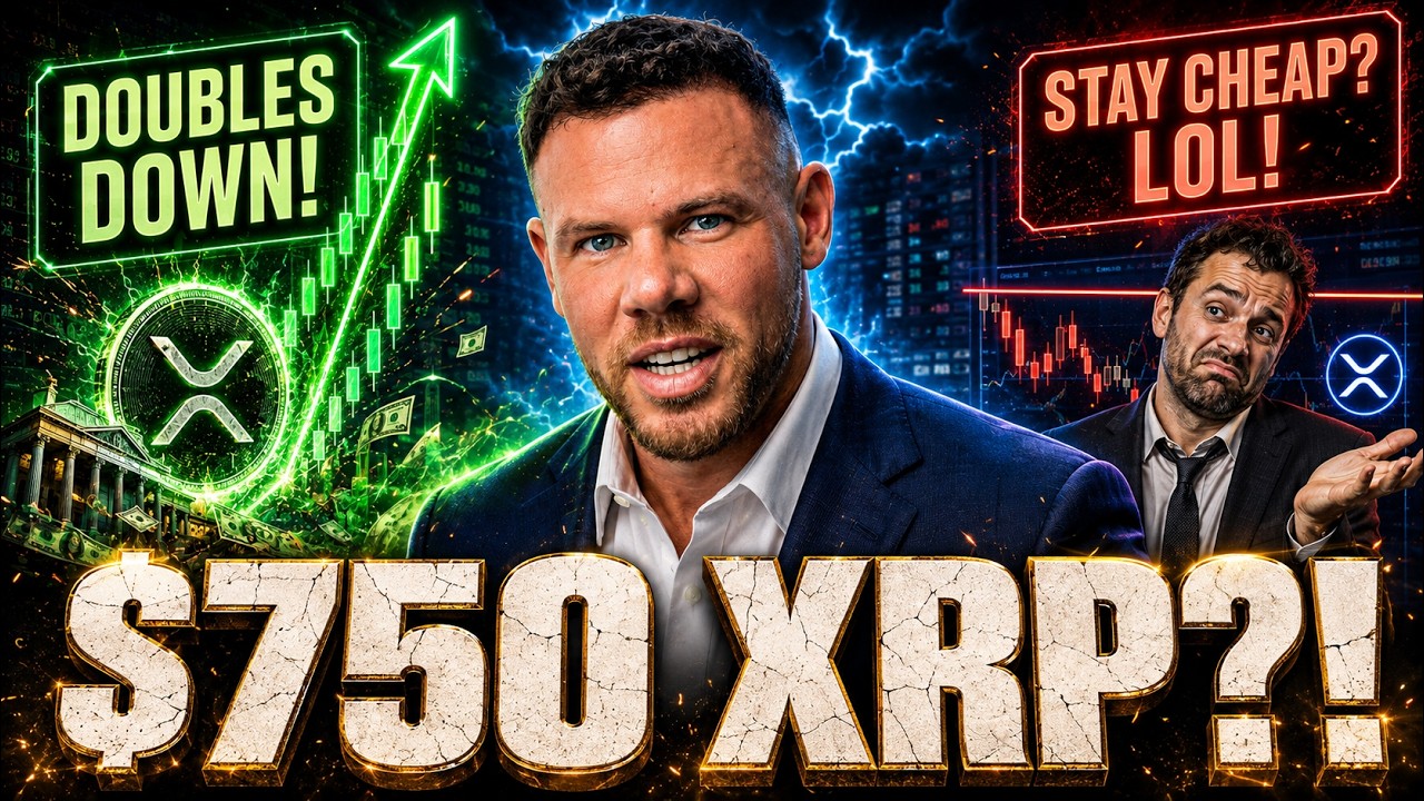 JAKE CLAVER DOUBLES DOWN ON $750 XRP PREDICTION! - THIS GUY SAYS XRP HAS TO STAY CHEAP LOL!
