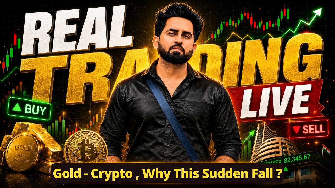 Nifty , Crypto & Gold Trading Analysis II 29th Aug II Super Trader Lakshya Live