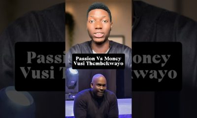 Money VS Passion | Vusi Thembekwayo #vusithembekwayo #money #passion #viral #shorts