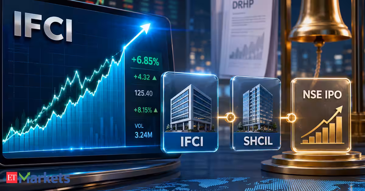 IFCI shares rally 6% as NSE IPO buzz lifts sentiment; stock gains 35% in a month