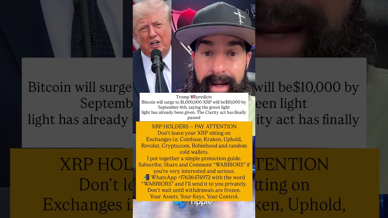 #xrpcommmunity #cryptocurrency #xrp #xrpnews #xrparmy #xrpripple #cryptonews #usareels #trump #fyp