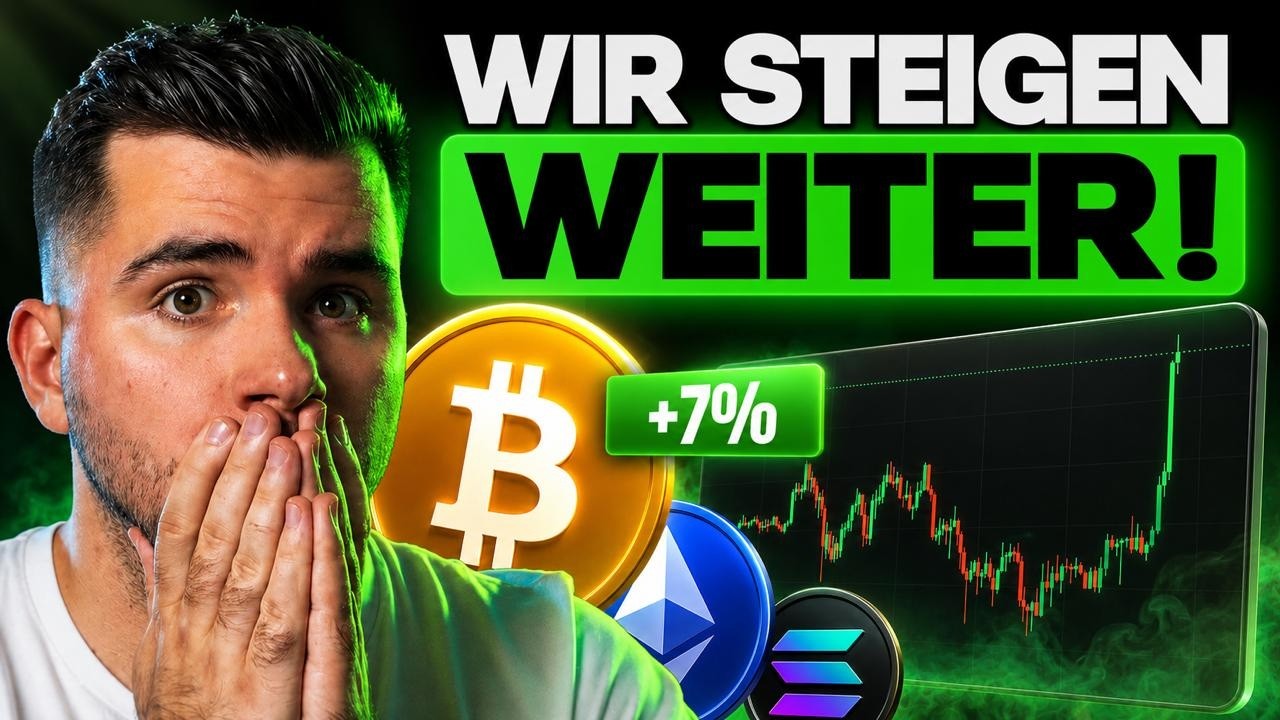 WIR STEIGEN WEITER! - Warum eskaliert Bitcoin & Krypto jetzt? (Sollte man JETZT kaufen?)