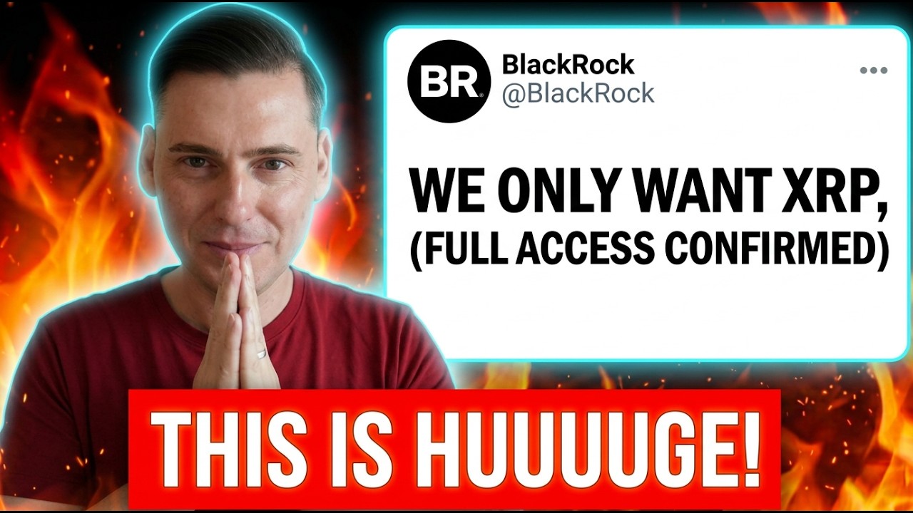 HOLY CR*P BLACKROCK JUST NAMED XRP!!! (ACCESS CONFIRMED!)