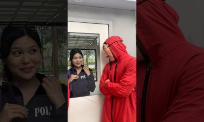 Money Heist vs Police 89 #moneyheist #parkour #police #escape  #shorts #funchallenge00