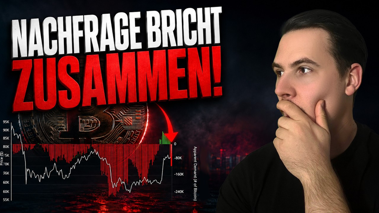 So wird das NICHTS! Bitcoin-Nachfrage BRICHT ZUSAMMEN!