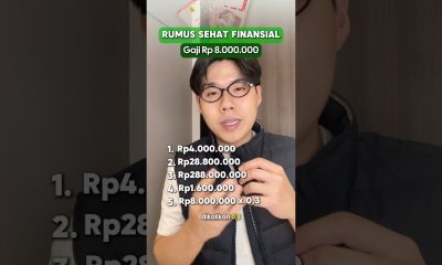 RUMUS SEHAT FINANSIAL GAJI 8 JUTA #financialfreedom #investment #keuangan