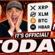 It Just Happened! (99.99%) If You Own 1 XRP, XLM, BTC Or HBAR - YOU WON'T BELIEVE THIS!!!