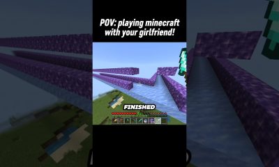 pov:playing minecraft with your girlfriend!