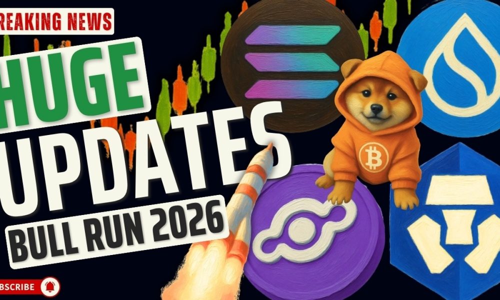 Helium HNT, Solana SOL, Sui, DOG on Bitcoin & Cronos CRO! Bull Run 2026 Updates!