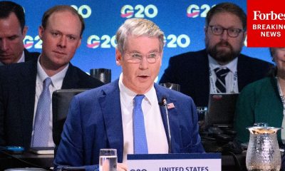 Scott Bessent Delivers Remarks At G20 Finance Meeting In Asheville, North Carolina