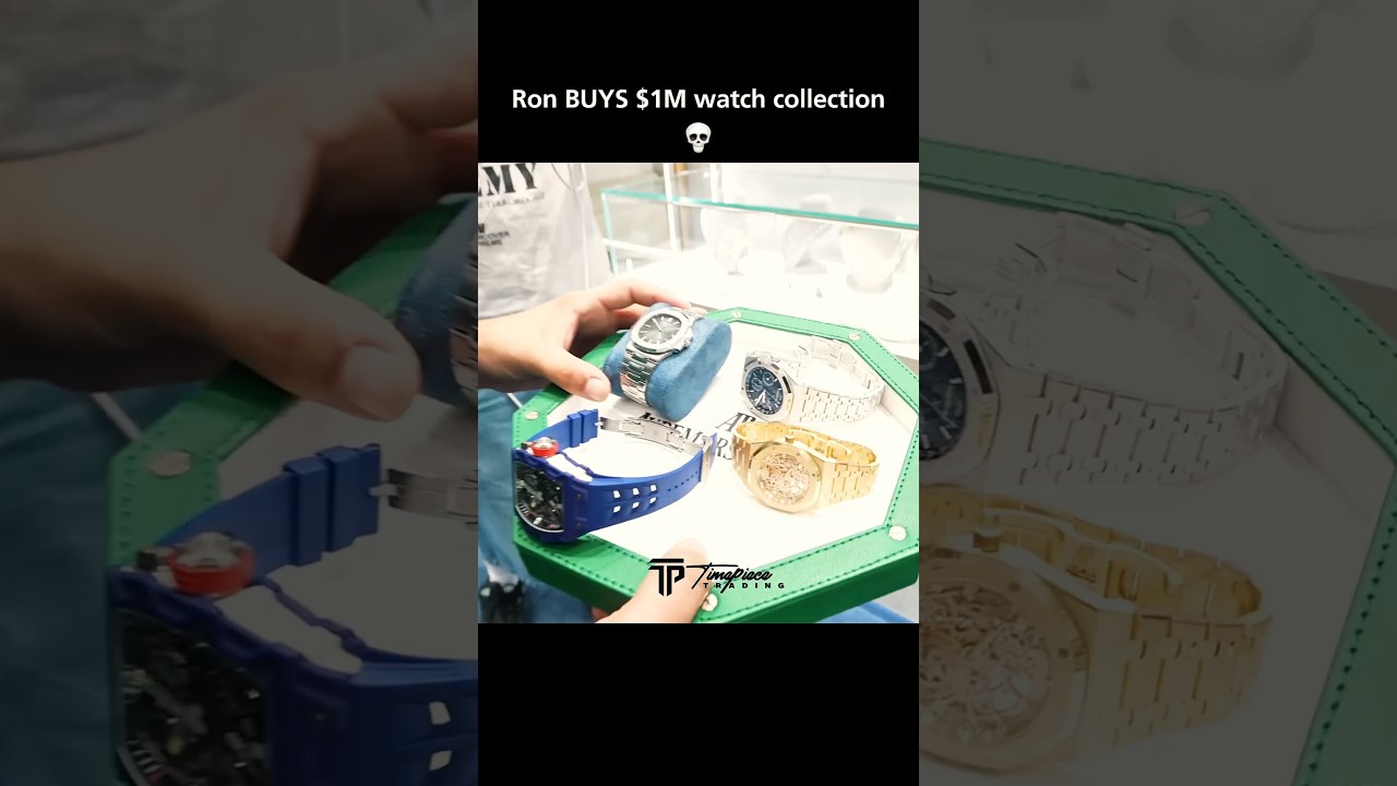 Ron buys 1M$ watch collection #neeltpt #gym #entertainment #money #motivation
