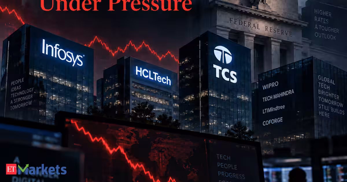 Infosys, HCLTech, TCS, other IT stocks drop up to 3% as Fed rate hike worries return. Here's why
