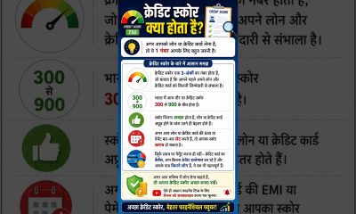 Credit Score Kya Hota Hai? | 300-900 Credit Score Explained | Finance Tips #shorts