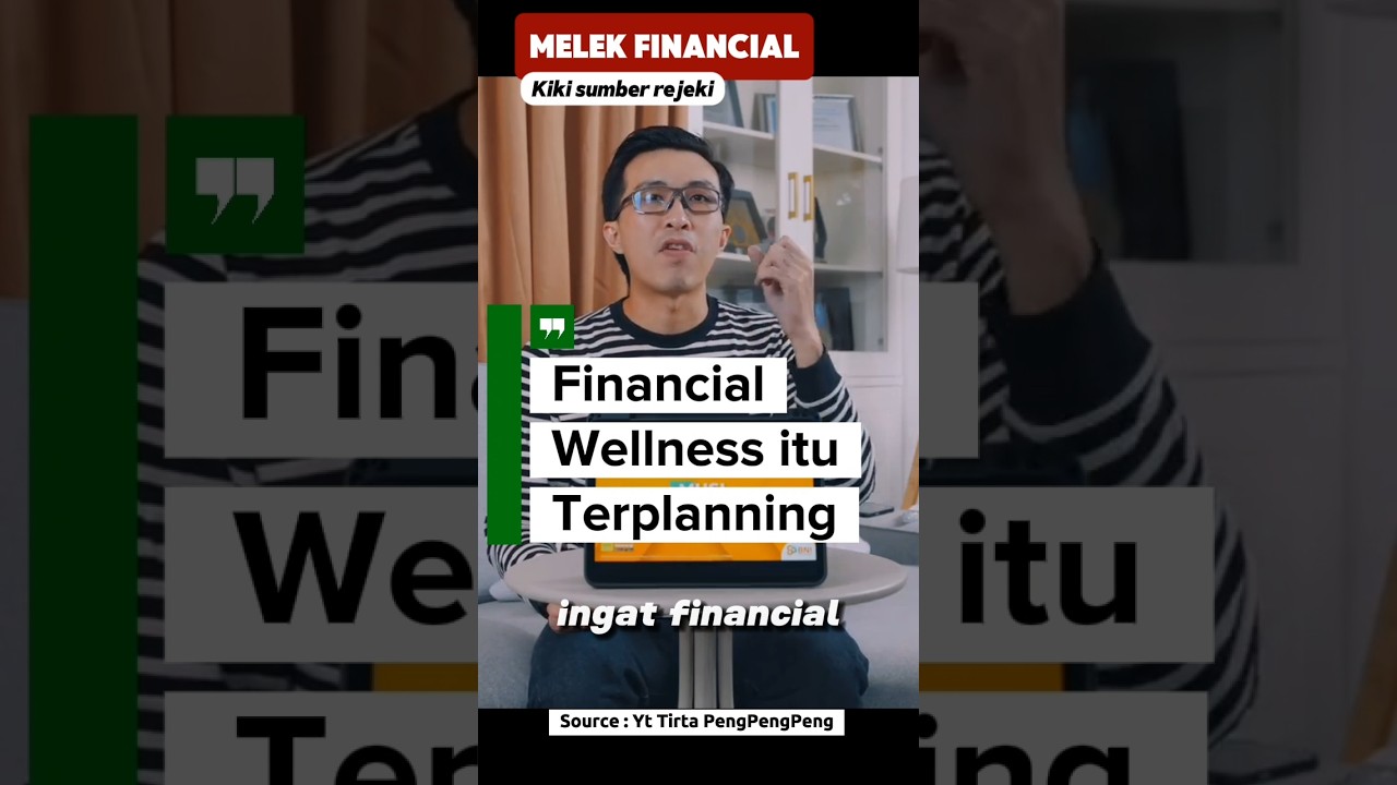 Dr Tirta - Financial Wellness itu terplanning #financial #wellness