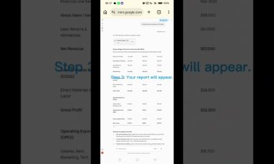 How To Make Financial Reports in 5 Seconds Using Google Gemini: US Business in 2026.