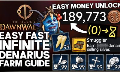 The Blood of Dawnwalker - How to Farm INFINITE Money Using 0 Time Fast - Easy Denarius Unlock Guide!