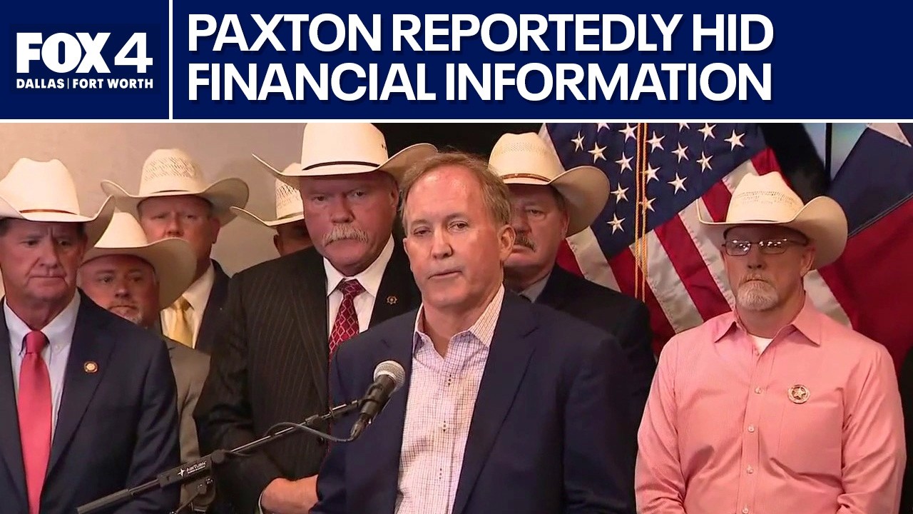Ken Paxton accused of hiding financial information