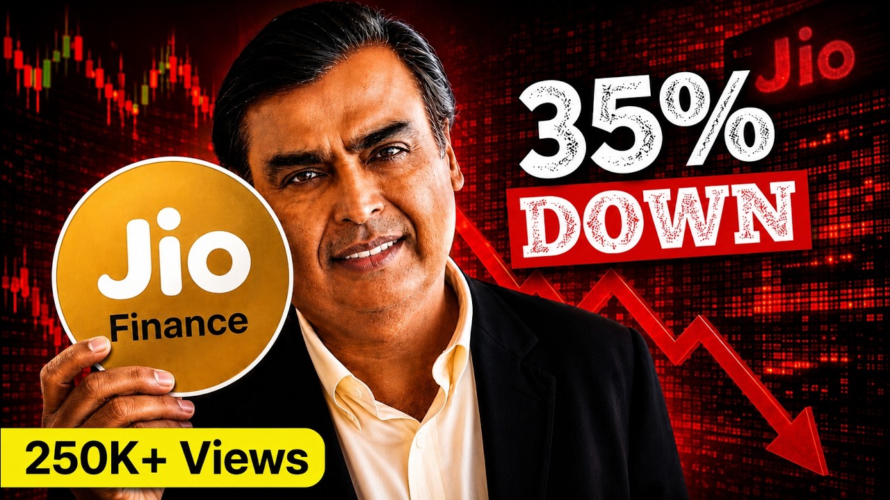 Jio Financial Stock Down by 35% | Should you Buy or Not? | Sanjay Kathuria