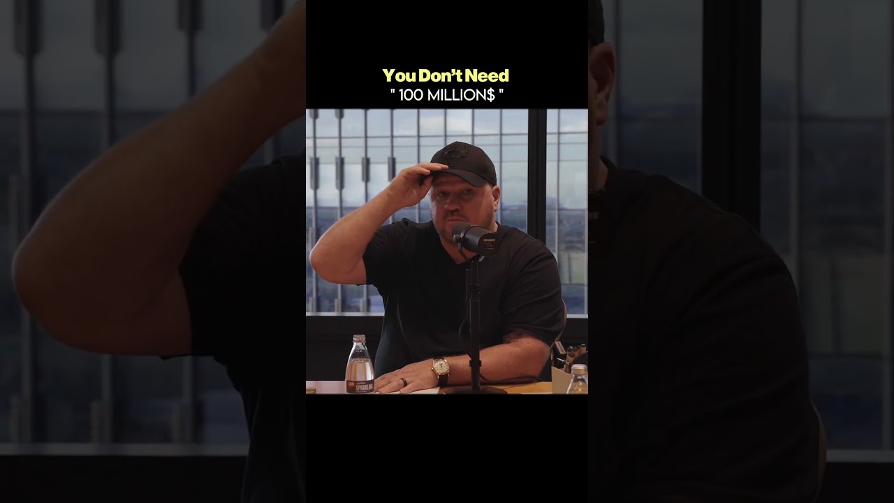 You Don't Need 100 Million Dollars! | #graemeholm #money