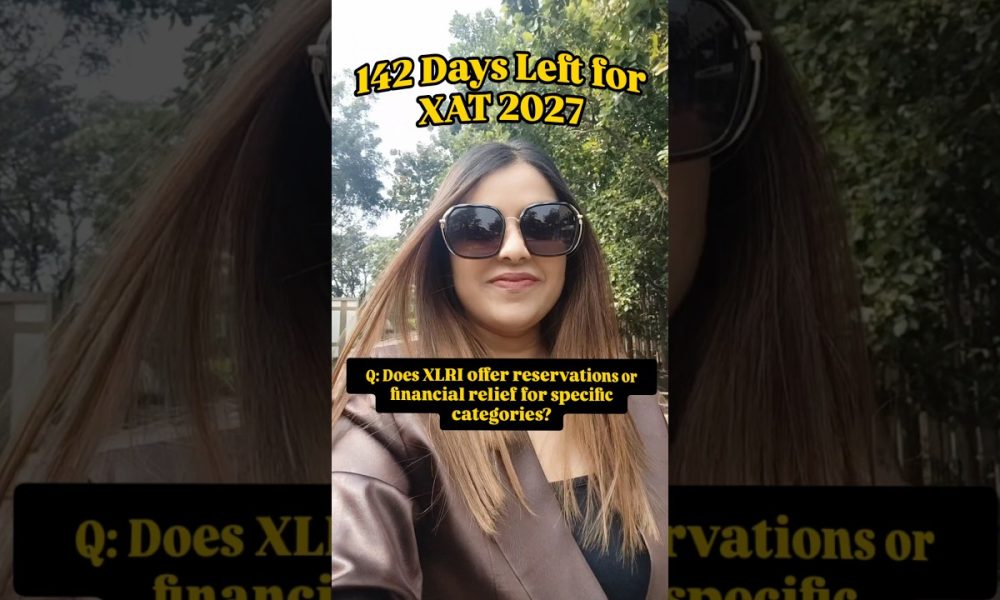 Does XLRI offer reservations or financial relief for specific categories? #xat #priyasha