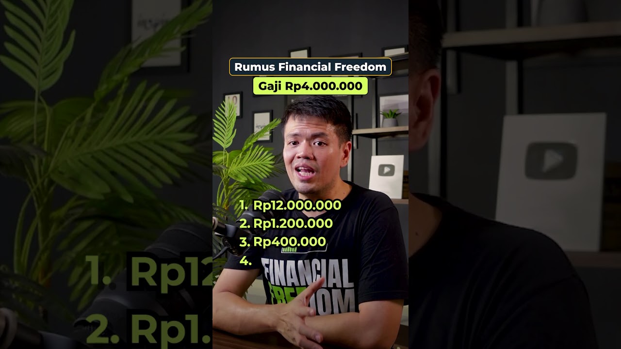 Rumus Bebas Finansial Gaji 4 juta
