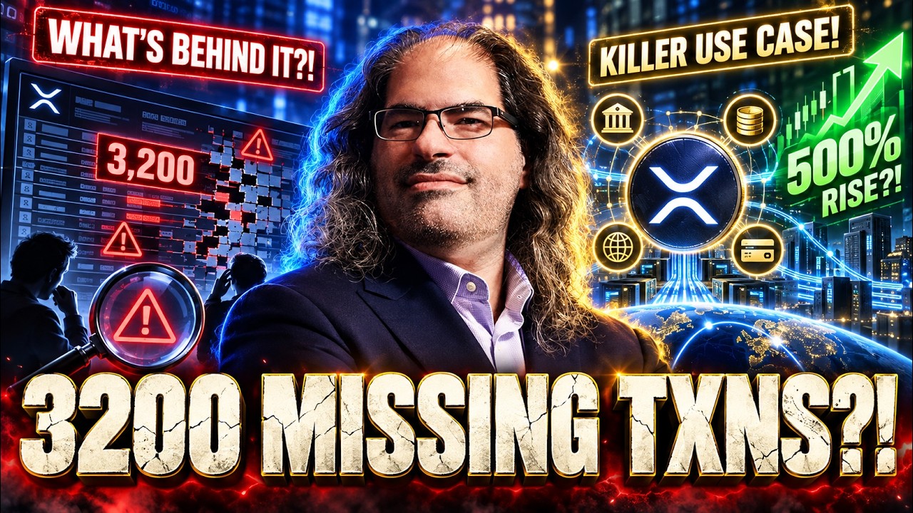 WHAT'S BEHIND THE 3200 MISSING XRP TRANSACTIONS? - NEW XRP KILLER USE CASE! - 500% RISE NARRATIVE!