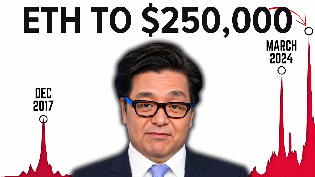 "Ethereum To $250,000, Bitcoin To $1 Million - Here's WHY": Tom Lee | Crypto 2026