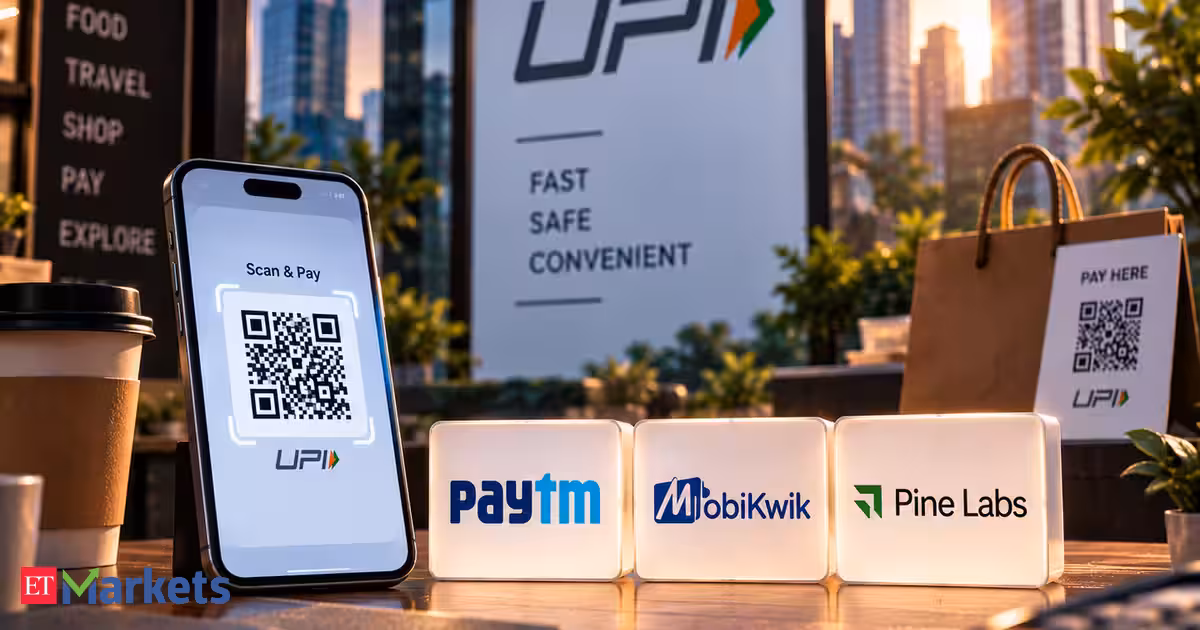 Paytm, MobiKwik, Pine Labs shares rally up to 6% after govt announces UPI fees above Rs 2,000. Why brokerages are bullish
