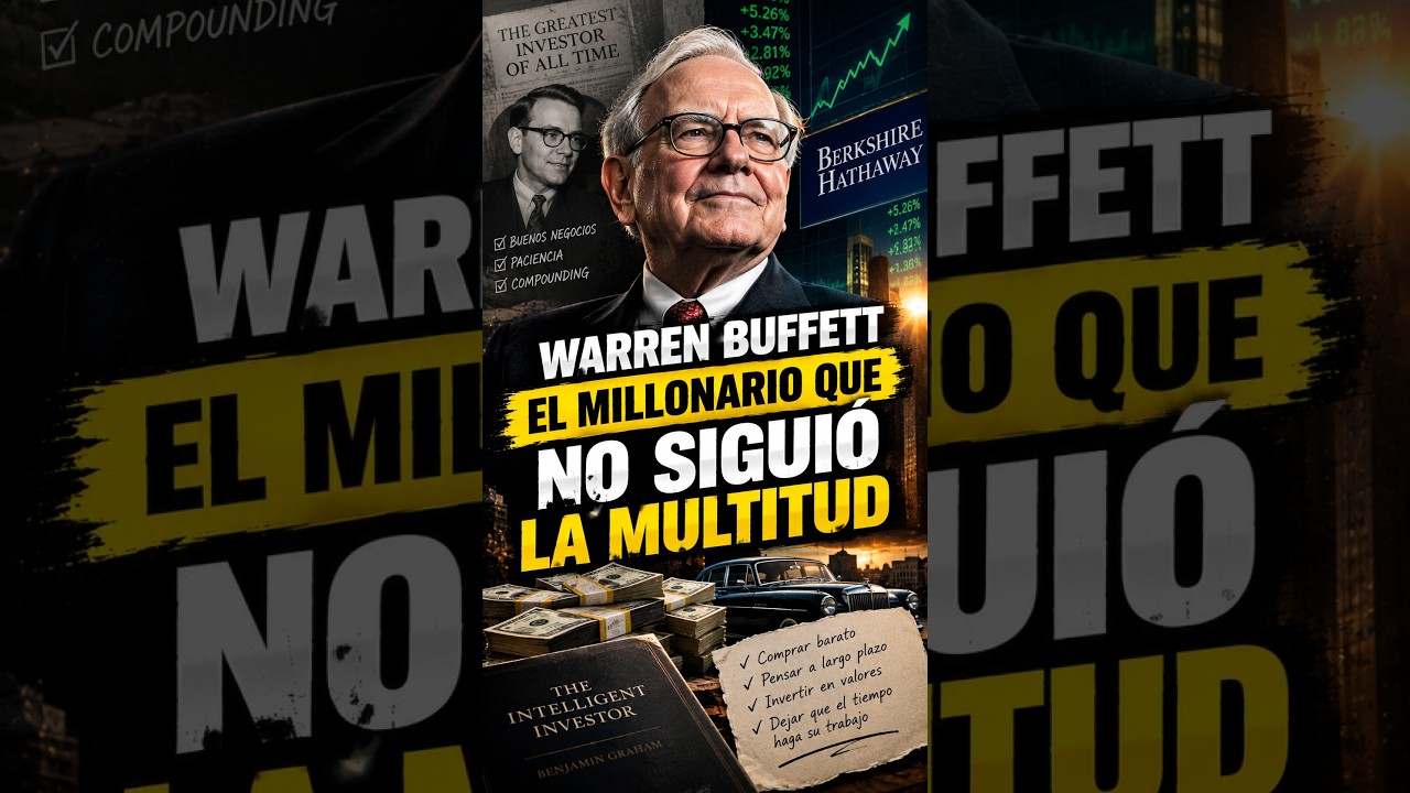 Warren Buffett y la magia de hacer dinero esperando #money #rich #dinero #warrenbuffett #shorts