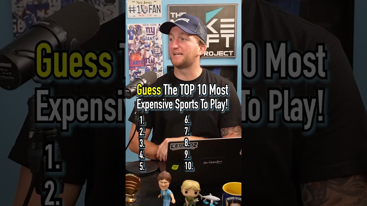 Guess The Top 10 Most EXPENSIVE Sports To Play! #sports #top10 #money #basketball #football tball