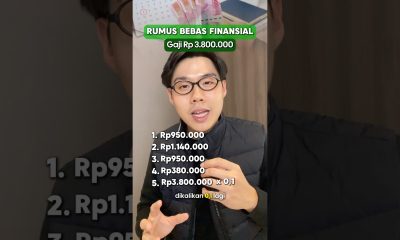 RUMUS BEBAS FINANSIAL GAJI 3.8 JUTA #financialfreedom #investment