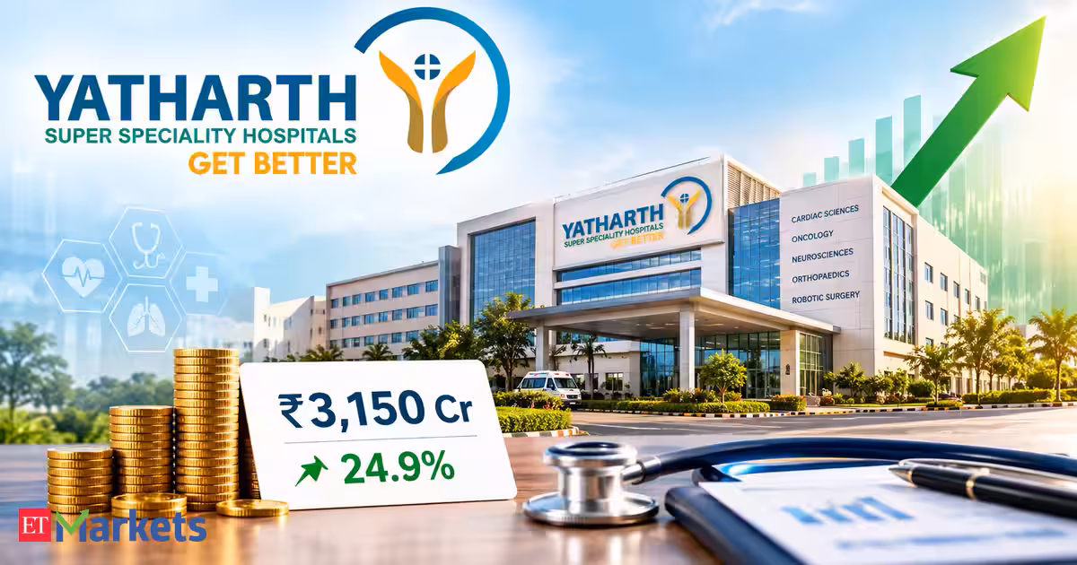 Yatharth Hospitals shares rally 10% to fresh record high as Advent set to acquire 25% stake; stock up 20% in two days