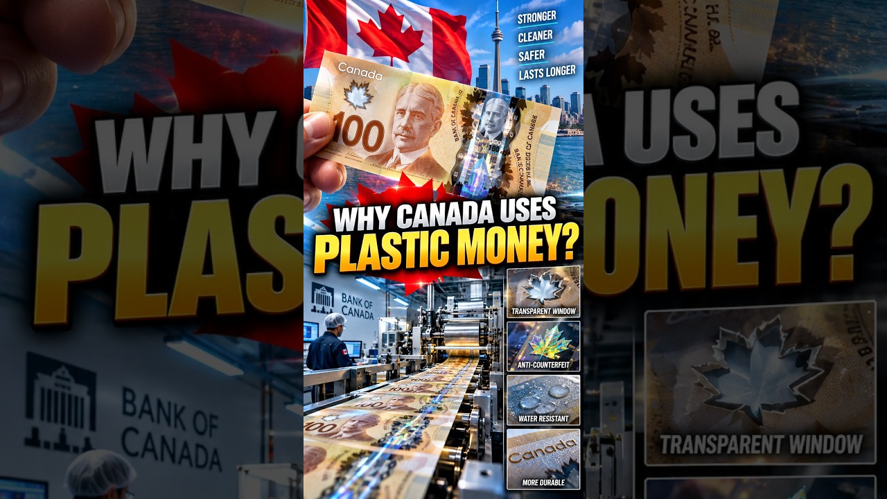 Why Canada uses plastic money instead of paper #money #canada