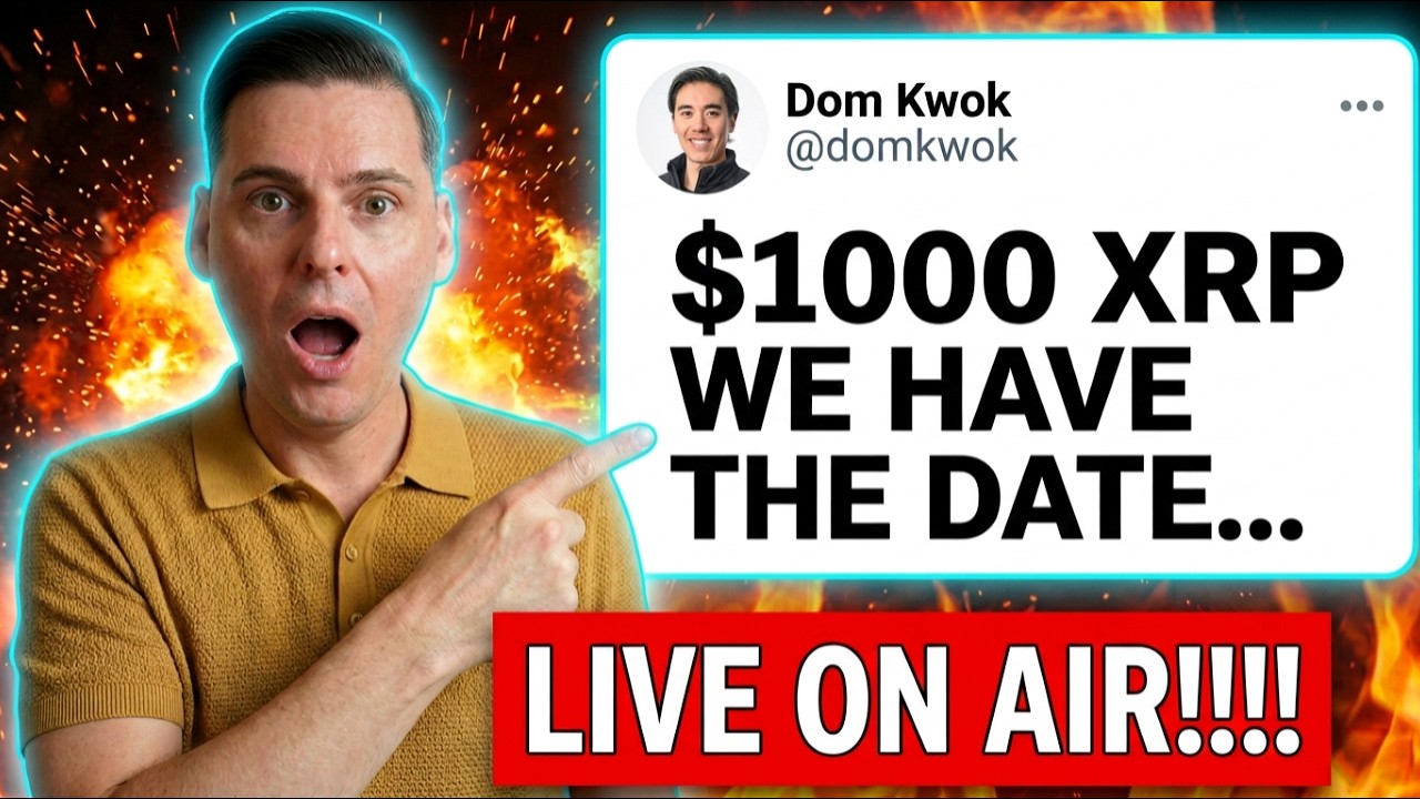XRP EXPERT LEAKED $1,000 XRP PRICE DATE LIVE ON AIR!! (URGENT!)