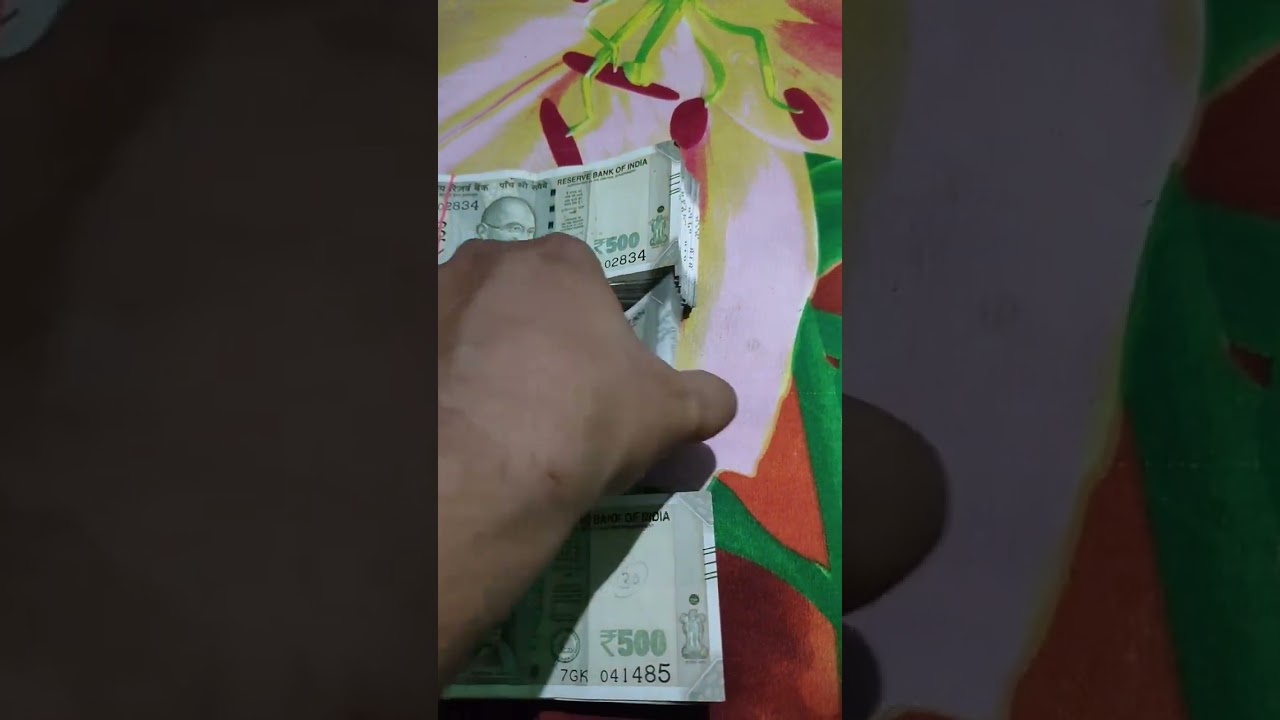 Indian Currency || Indian Rs.500/- Banknotes Bundle || Indian Money || Indian Banknotes #shorts