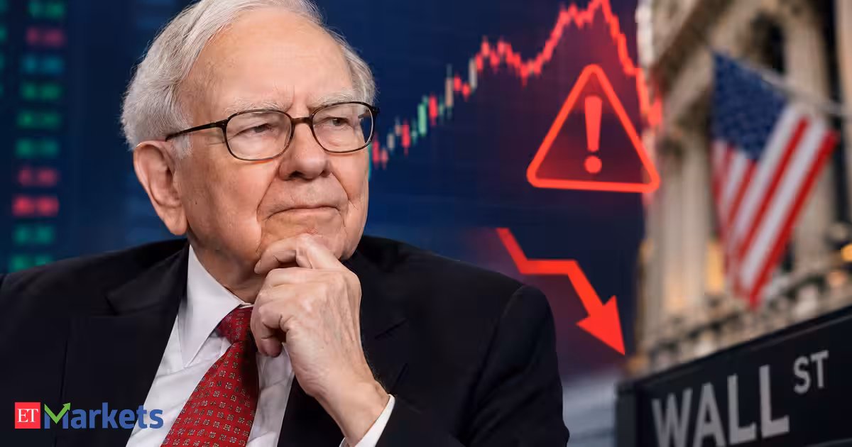 Warren Buffett sounds alarm as stock market warning returns for only second time in 155 years